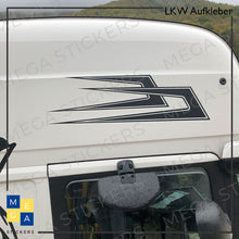 Lade das Bild in den Galerie-Viewer, Zacken LKW Aufkleber