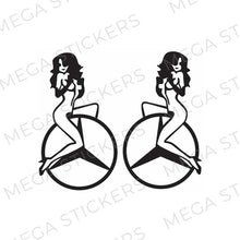 Lade das Bild in den Galerie-Viewer, Mercedes Dame Aufkleber - megastickers.de