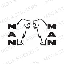 Lade das Bild in den Galerie-Viewer, MAN Löwe Seitenfenster Aufkleber - megastickers.de