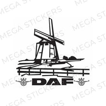 Lade das Bild in den Galerie-Viewer, 2 x DAF Windmühle Aufkleber - megastickers.de