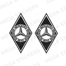 Lade das Bild in den Galerie-Viewer, Mercedes Rauten Aufkleber - megastickers.de