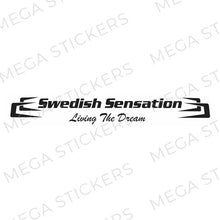 Lade das Bild in den Galerie-Viewer, "Swedish Sensation" Frontscheibe Aufkleber - megastickers.de