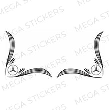 Lade das Bild in den Galerie-Viewer, Mercedes Seitenfenster Aufkleber - megastickers.de