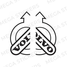 Lade das Bild in den Galerie-Viewer, Volvo Seitenfenster Aufkleber - megastickers.de