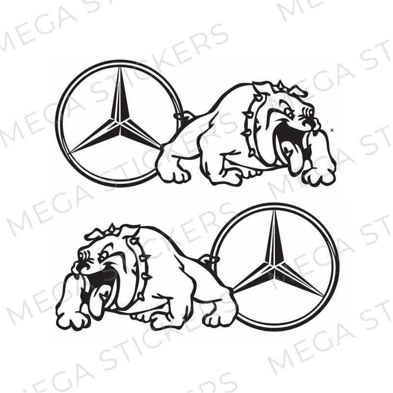 Mercedes Bulldog Aufkleber