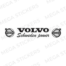 Lade das Bild in den Galerie-Viewer, VOLVO "Schweden power" Frontscheibe Aufkleber - megastickers.de