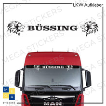 Lade das Bild in den Galerie-Viewer, MAN Büssing Frontscheibe Aufkleber - megastickers.de