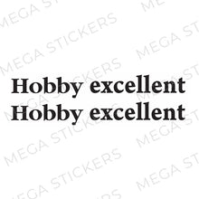 Lade das Bild in den Galerie-Viewer, Hobby Excellent Wohnwagen Aufkleber