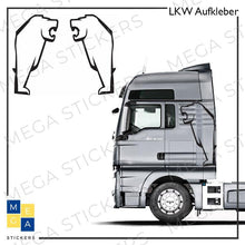 Lade das Bild in den Galerie-Viewer, MAN Löwe Fahrerhaus Aufkleber - megastickers.de