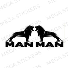 Lade das Bild in den Galerie-Viewer, MAN Löwe Aufkleber - megastickers.de