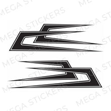 Lade das Bild in den Galerie-Viewer, Zacken LKW Aufkleber - megastickers.de