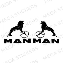 Lade das Bild in den Galerie-Viewer, MAN Löwe Stern Aufkleber - megastickers.de