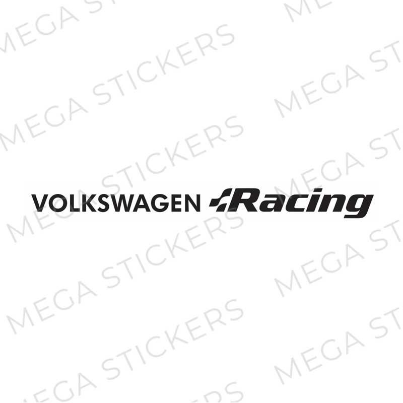 VW Racing Aufkleber