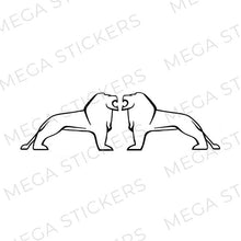 Lade das Bild in den Galerie-Viewer, MAN Löwe Aufkleber - megastickers.de