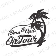 Lade das Bild in den Galerie-Viewer, "Oma&Opa on Tour" Wohnwagen Aufkleber