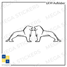 Lade das Bild in den Galerie-Viewer, MAN Löwe Aufkleber - megastickers.de