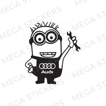 Lade das Bild in den Galerie-Viewer, Audi Minion Aufkleber - megastickers.de
