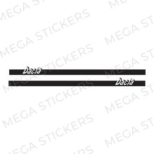 Lade das Bild in den Galerie-Viewer, Dacia Streifen Autoaufkleber - megastickers.de