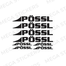 Load image into Gallery viewer, Pössl Wohnwagen Aufkleber - megastickers.de