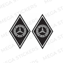 Lade das Bild in den Galerie-Viewer, Mercedes Rauten Aufkleber - megastickers.de