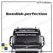 Load image into Gallery viewer, "Swedish perfection" Frontscheibe Aufkleber - megastickers.de