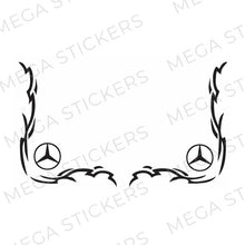 Lade das Bild in den Galerie-Viewer, Mercedes Stern Seitenfenster Aufkleber - megastickers.de