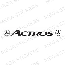 Load image into Gallery viewer, ACTROS Frontscheibe Aufkleber - megastickers.de