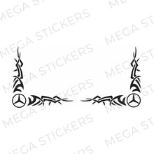 Lade das Bild in den Galerie-Viewer, Mercedes Stern Seitenfenster Aufkleber - megastickers.de