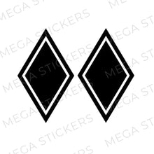 Lade das Bild in den Galerie-Viewer, Rauten Aufkleber
