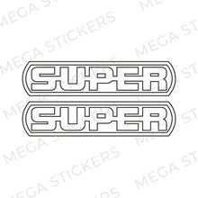 Lade das Bild in den Galerie-Viewer, SUPER Aufkleber
