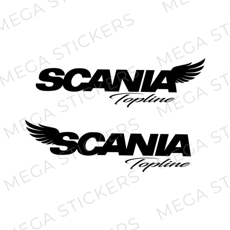 SCANIA Topline Seitenfenster Aufkleber