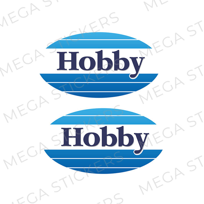 Hobby Logo Wohnwagen Aufkleber