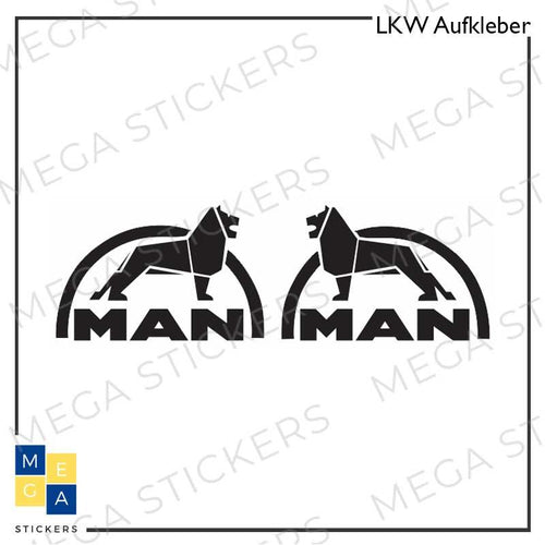 MAN Löwe Aufkleber - megastickers.de