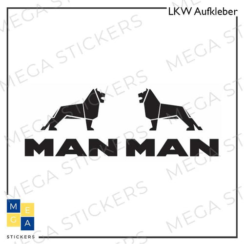 MAN Löwe Aufkleber - megastickers.de