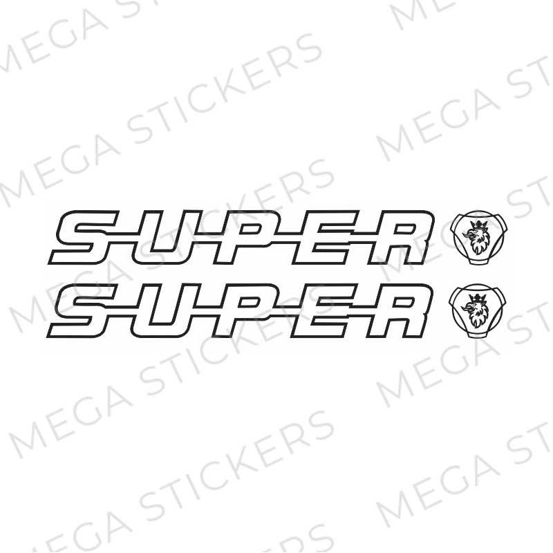 SUPER Greif Seitenfenster Aufkleber - megastickers.de
