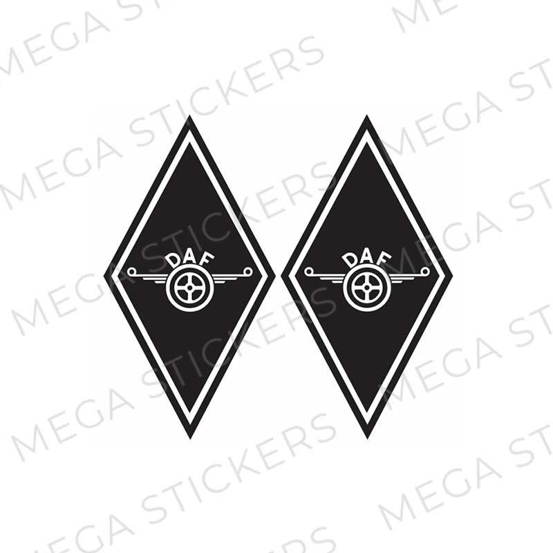 DAF Rauten Aufkleber - megastickers.de