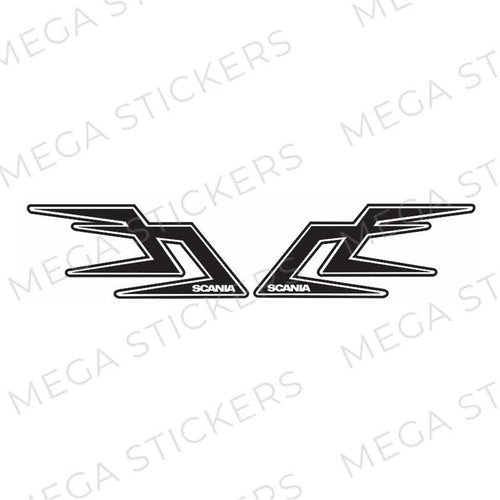 SCANIA ZACKEN LKW Aufkleber - megastickers.de