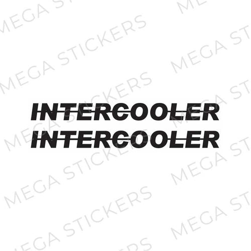 Intercooler Seitenfenster Aufkleber - megastickers.de