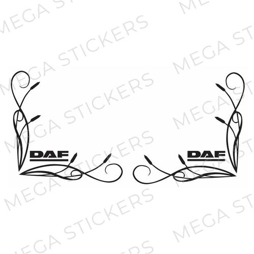 DAF Seitenfenster Aufkleber - megastickers.de