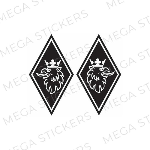 Scania Greif Rauten Aufkleber - megastickers.de