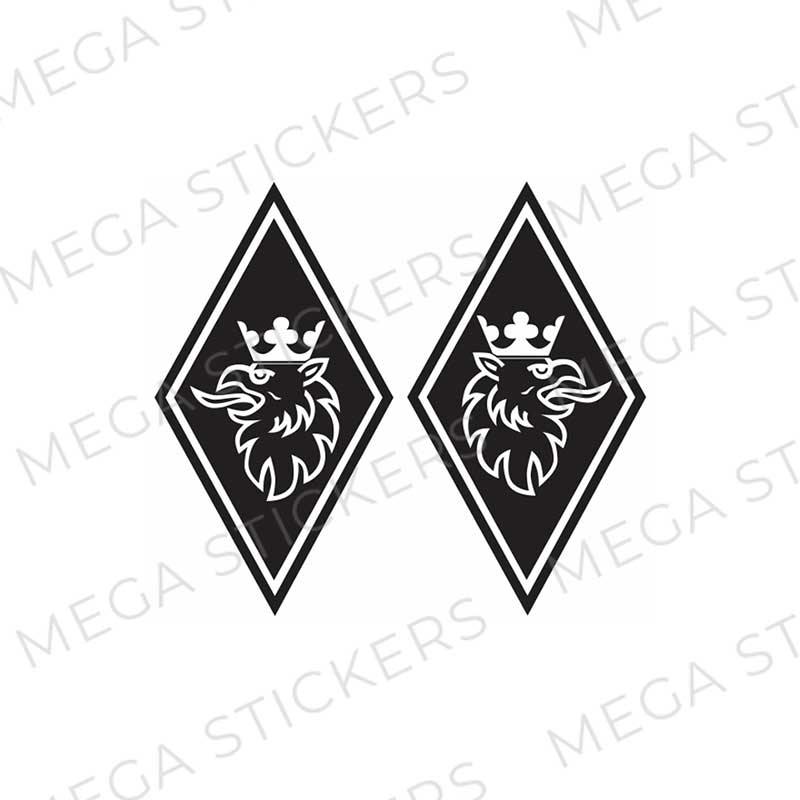 Scania Greif Rauten Aufkleber - megastickers.de