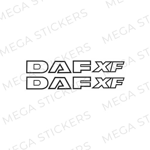 DAF XF Seitenfenster Aufkleber - megastickers.de