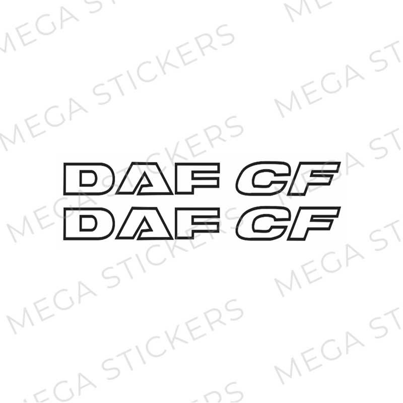 DAF CF Seitenfenster Aufkleber - megastickers.de