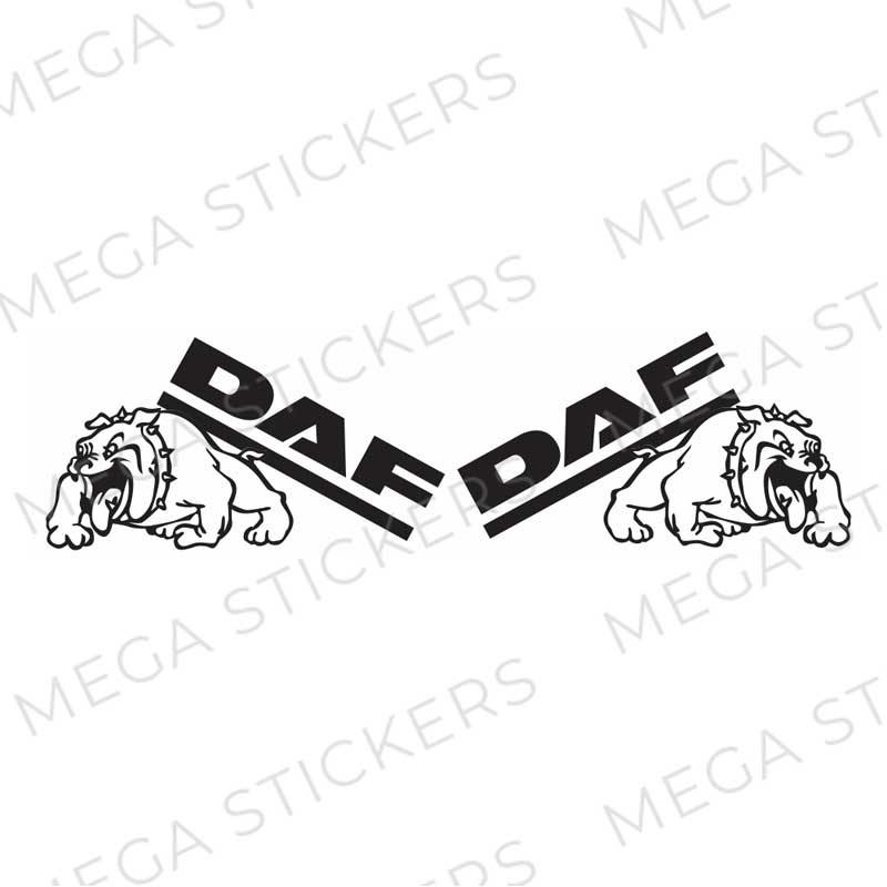 DAF Bulldog Aufkleber - megastickers.de