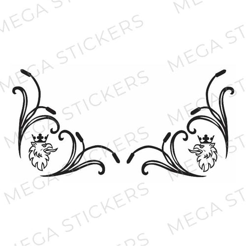 Scania Greif Seitenfenster aufkleber - megastickers.de