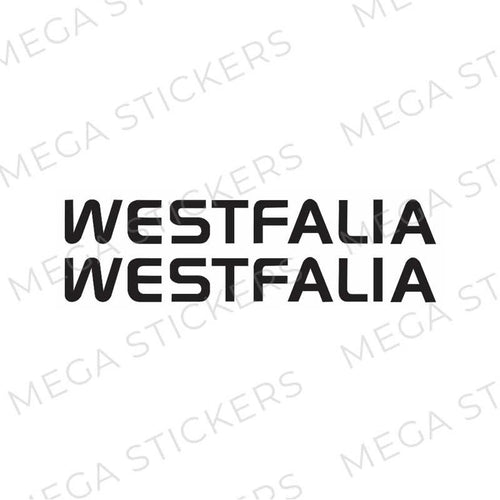 WESTFALIA Seitenfenster Aufkleber - megastickers.de