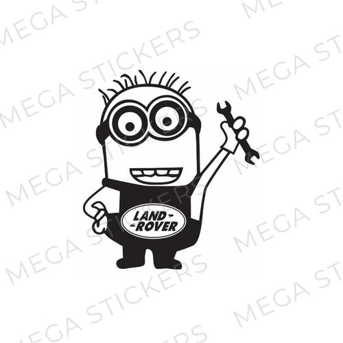 LAND ROVER Minion Aufkleber - megastickers.de