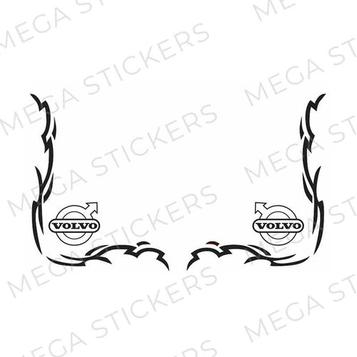 VOLVO Seitenfenster Aufkleber - megastickers.de
