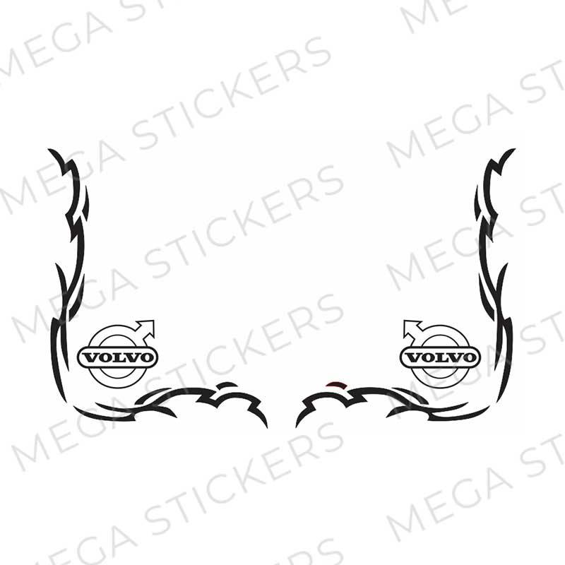 VOLVO Seitenfenster Aufkleber - megastickers.de