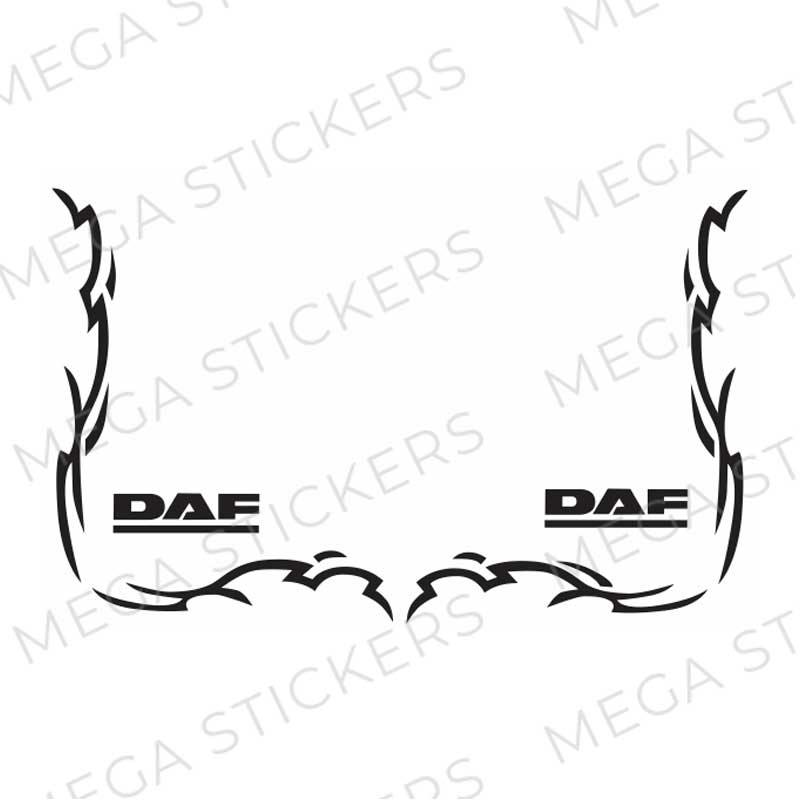 DAF Seitenfenster Aufkleber - megastickers.de